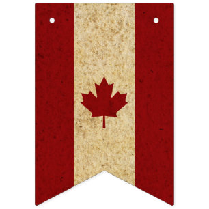 Vintage kanadische Ahorn-Blatt-Flagge Wimpelkette