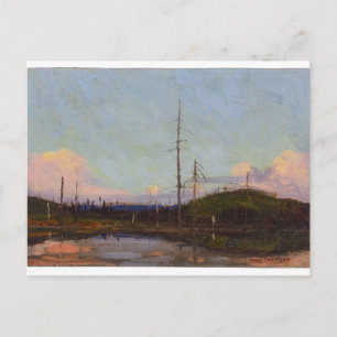 Vintage kanadische Landschaft Tom Thomson Art Aben Postkarte
