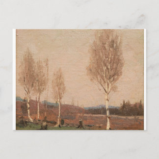 Vintage kanadische Landschaft Tom Thomsons Birches Postkarte