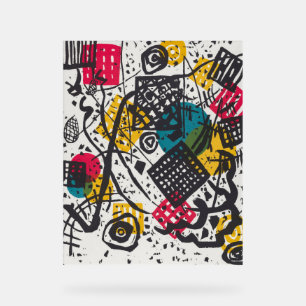 Vintage Kandinsky Kleine Welten V Bauhaus Abstrakt Acrylschild