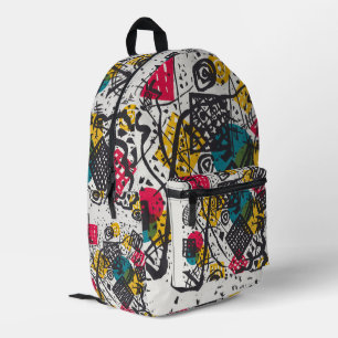 Vintage Kandinsky Kleine Welten V Bauhaus Abstrakt Bedruckter Rucksack