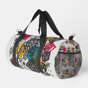 Vintage Kandinsky Kleine Welten V Bauhaus Abstrakt Duffle Bag