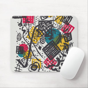 Vintage Kandinsky Kleine Welten V Bauhaus Abstrakt Mousepad