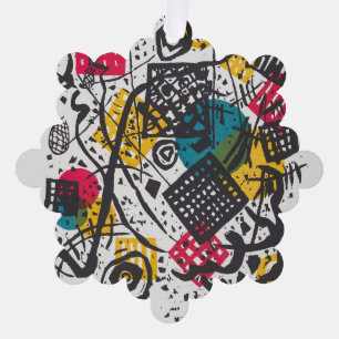 Vintage Kandinsky Kleine Welten V Bauhaus Abstrakt Ornament Karte