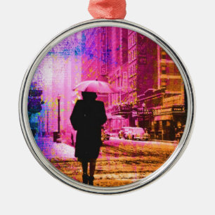 Vintage Kansas City Ornament Aus Metall