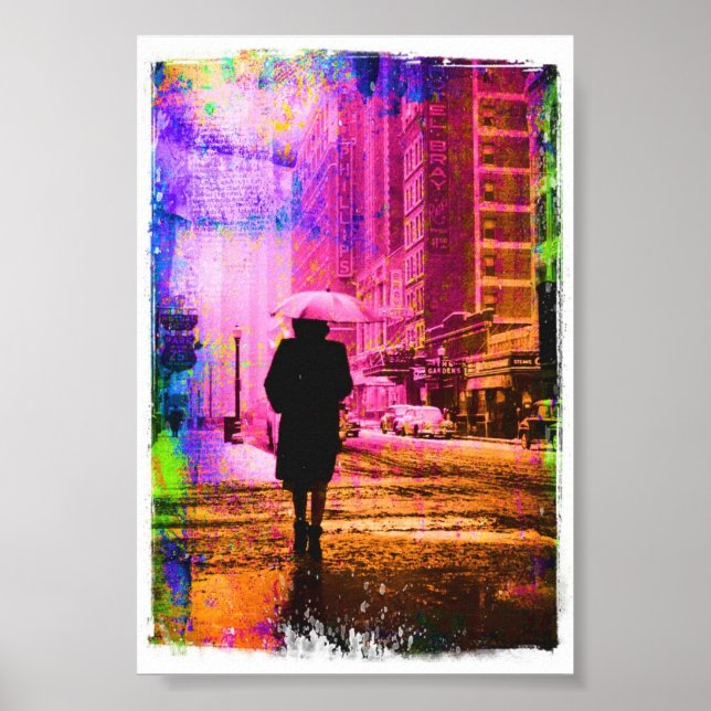 Vintage Kansas City Poster (Vorne)