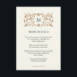 Vintage Kapitel Seite Hochzeitseinführungskarte. Begleitkarte<br><div class="desc">Vintages Bibliotheksbuch inspiriert Hochzeitsdesign von Shelby Allison. Klicken Sie auf den unten stehenden Link,  um die gesamte Library Book Collection mit passenden Einladungen,  Rsvp-Karten,  Porto-Briefmarke und mehr anzuzeigen.</div>