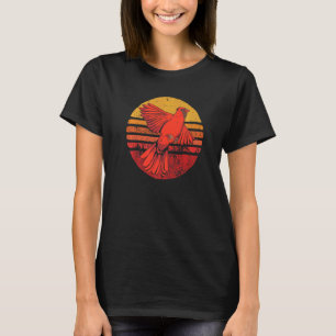Vintage Kardinalvögel Roter Kardinalvogel T-Shirt