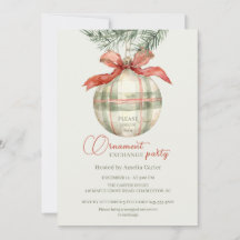 Vintage-Karo-Weihnachtsschmuck-Tauschparty