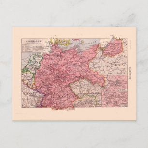 Vintage Karte, 1920, Deutschland Postkarte