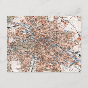 Vintage Karte Berlin Deutschland (1894)