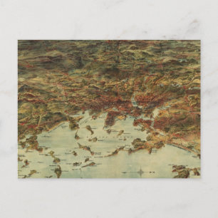 Vintage Karte Bostons (1905)