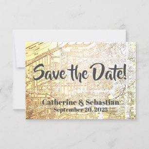 Vintage Karte Clevelands, OH-