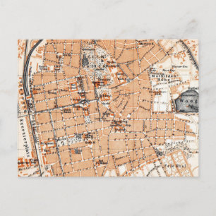 Vintage Karte Darmstadt Deutschland (1905)