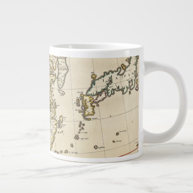 Vintage Karte der China| 1662 Jumbo-Tasse (Rechts)