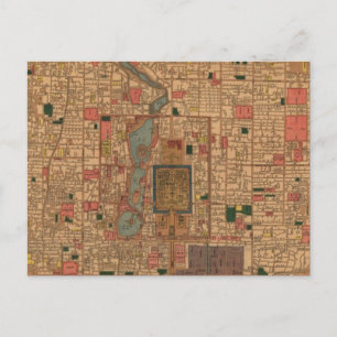 Vintage Karte der China Peking (1914)