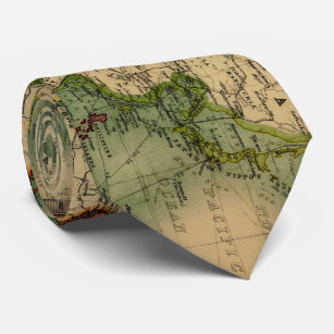 Vintage Karte der Welt (1911) - Stylized Krawatte