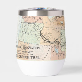 Vintage Karte des Oregon Trail