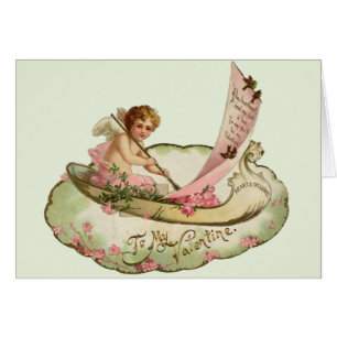 VINTAGE KARTE DES VALENTINES TAGES