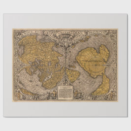 Vintage Karte gedruckt Geschenkpapier
