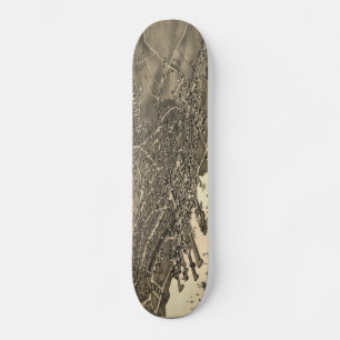 Vintage Karte Nantucket (1881) Skateboard