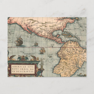 Vintage Karte Nordamerikas