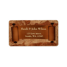 Vintage Karte, Rücksendekennzeichen