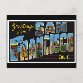 Vintage Karte San Francisco