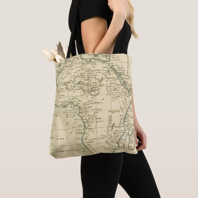 Vintage Karte von Afrika (Von Nahem)
