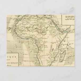 Vintage Karte von Afrika