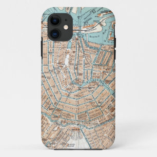 Vintage Karte von Amsterdam (1905) Case-Mate iPhone Hülle