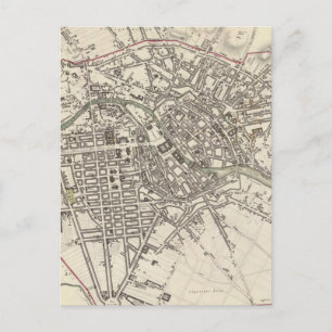 Vintage Karte von Berlin (1833)