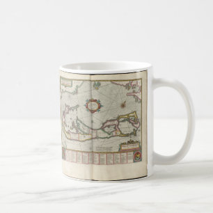 Vintage Karte von Bermuda (1638) Tasse