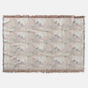 Vintage Karte von Brooklyn (1873) Decke