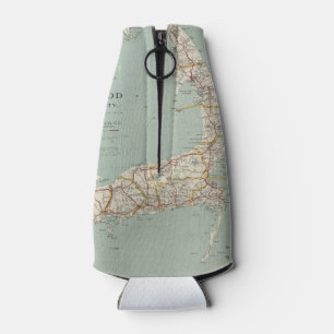 Vintage Karte von Cape Cod (1917) Flaschenkühler