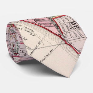 Vintage Karte von Cleveland OH- (1892) Krawatte