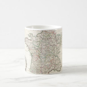 Vintage Karte von Frankreich (1771) Tasse
