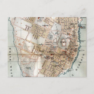 Vintage Karte von Halifax Nova Scotia (1890)
