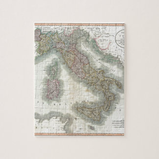 Vintage Karte von Italien Puzzle