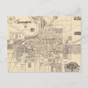 Vintage Karte von Montgomery, Alabama (1899)