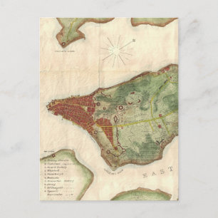 Vintage Karte von New York City (1878)