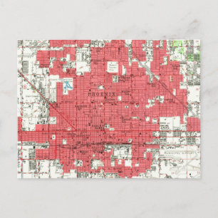 Vintage Karte von Phoenix Arizona (1952) 3