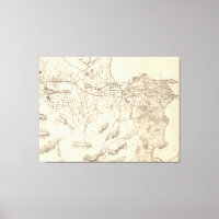 Vintage Karte von Rio de Janeiro Brasilien (1896)