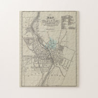 Vintage Karte von Rochester NY (1838)