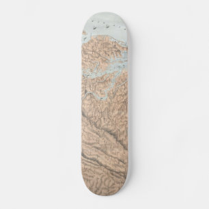 Vintage Karte von The Chesapeake Bay (1861) Skateboard