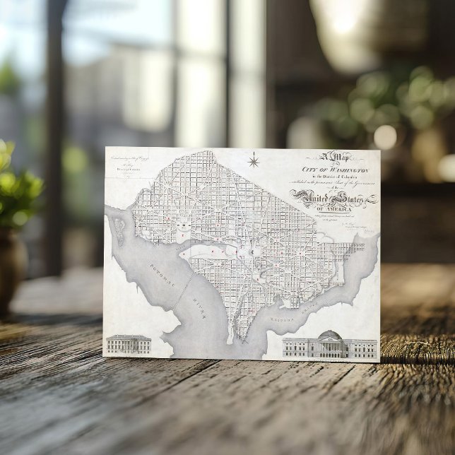 Vintage Karte von Washington DC (Von Creator hochgeladen)