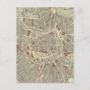 Vintage Karte Wien Österreich (1883)