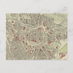 Vintage Karte Wien Österreich (1883)