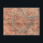 Vintage Karte Wien Österreich (1920)<br><div class="desc">Dies ist eine Vintage Karte von Wien Österreich aus dem Jahr 1920.</div>