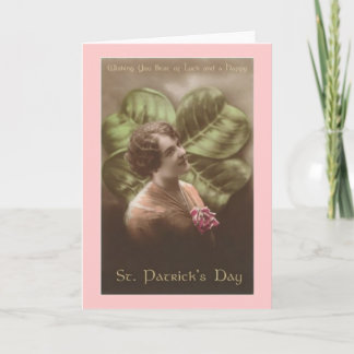Vintage-Karte zum St. Patrick's Day Karte